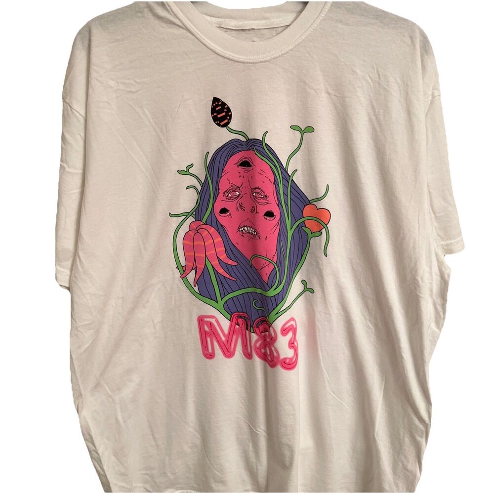 M83 Fantasy 2023‎ Tour Synth-Pop Shoegaze Rock Band Tee 2XL